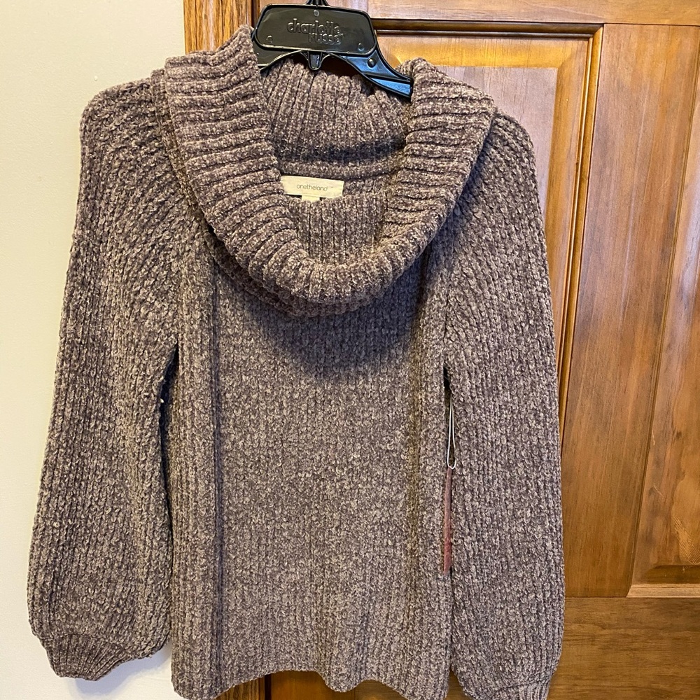 Swoop neck sweater
